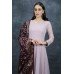 Purplish Pink Indian Ethnic Gown Wedding Anarkali Dress