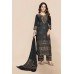 Black Ethnic Salwar Suit Readymade Evening Dress