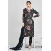 Black Printed Salwar Suit Readymade Dress