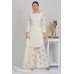 Ivory Indian Ethnic Gharara Desi Party Suit