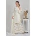 Ivory Indian Ethnic Gharara Desi Party Suit