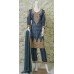 Grey Blue Linen Suit Pakistani Winter Party Dress