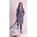 Steel Grey Linen Suit Pakistani Designer Dress