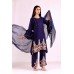 Navy Blue Embroidered Suit Indian Designer Salwar Kameez