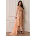 PEACH STRAIGHT DESIGNER READY MADE PARTY WEAR SUIT