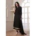 ELEGANT BLACK DESIGNER STRAIGHT CUT READY MADE INDIAN SUIT