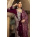 Plum & Grey Pakistani Suit Designer Party Salwar Kameez