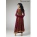 RUST FLARED STYLE VISCOSE FABRIC READY MADE INDIAN STYLE EID DRESS