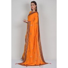 Orange Indian Ethnic Wear Saree