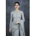 Light Grey Ethnic Party Designer Indian Saree