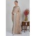 Light Brown Indian Ethnic Saree