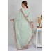 Light Mint Georgette Bollywood Style Saree