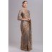 ZIDCS-212 SILVER GREY PAKSITANI READYMADE SAREE