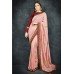 CORAL PINK & MAROON DAZZLING INDIAN PARTY/EVENING WEAR READY MADE SAREE