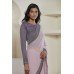 ZIDC-416 LILAC GREY READY MADE PARTY WEAR SAREE