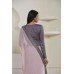 ZIDC-416 LILAC GREY READY MADE PARTY WEAR SAREE