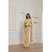 ZIDC-412 GOLD SHIMMER GEORGETTE INDIAN WEDDING AND BRIDESMAID SAREE