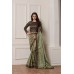 ZIDC-411 EXQUISITE MARTINI OLIVE MEHDNI OCCASION WEAR READY MADE SAREE