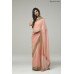 ZIDC-307 PEACH PLAIN GEORGETTE READY MADE INDIAN SAREE