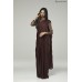 CHOCOLATE COLOUR INDIAN DASHING NEW PARTY WEAR SAREE  