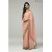 ZIDC-307 PEACH PLAIN GEORGETTE READY MADE INDIAN SAREE