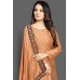 LOVELY ORANGE PEEL ETHNIC DESIGNER SAREE