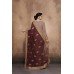 ZIDC-456 DUSTY GOLD AND MAROON HEAVY GEORGETTE READY MADE ASIAN WEDDING SAREE