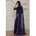 ZIDC-462 STUNNING NAVY BLUE PAKISTANI STYLE READY TO WEAR SARI 