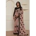 ZIDC-459 PEACH LOVELY PARTY WEAR INDIAN AND PAKISTANI STYLE SAREE