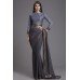 ZIDC-400 GREY INDIAN DESIGNER PARTY WEAR SAREE