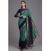 RAMA AND NAVY BLUE EVENING WEAR SAREE