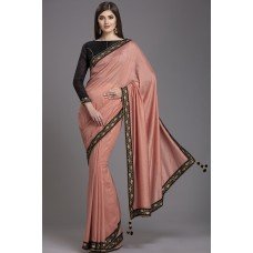 ZIDC-423 ROSE PINK GORGEOUS NEW WEDDING SAREE