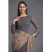 ZIDC-422 GREY PAKISTANI PARTY & OCCASIONAL SAREE