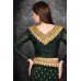 Dark Green Pakistani Designer Festive Saree