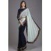 ZIDC-558 NAVY BLUE AND GREY INDIAN PAKISTANI FORMAL SAREE