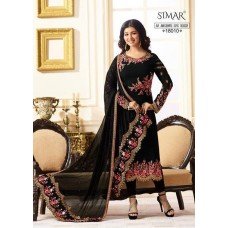 BLACK INDIAN PARTY WEAR READY MADE SALWAR SUIT G18010-D