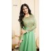 LIGHT GREEN HEAVY EMBROIDERED INDIAN DESIGNER ANARKALI STYLE GOWN