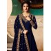 NAVY BLUE INDIAN WEDDING & PARTY WEAR READY MADE GOWN