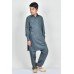 Dark Grey Indian Boys Kurta Shalwar Suit