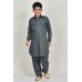 Dark Grey Indian Boys Kurta Shalwar Suit