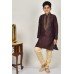 Maroon Embroidered Readymade Kids Kurta Pajama