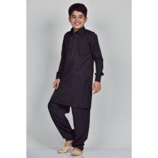 Black Shalwar Kameez Kids Boys Eid Clothing