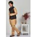 Black Jamawar Fancy Boys Waistcoat