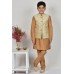 Gold Ethnic Boys Waistcoat