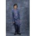 Dark Grey Kids Kurta Shalwar Pakistani Boys Festive Suit