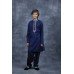 Navy Blue Embroidered Designer Boys Kurta Shalwar Festive Wear