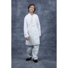 White Formal Kurta For Boys Indian Boyswear Suit