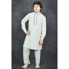 MINT GREEN MODEST PAKISTANI BOYS KURTA SHALWAR