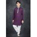 Grape Compote Purple Little Boy Kurta Shalwar