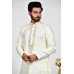 Cream Indo Western Mens Kurta Pajama